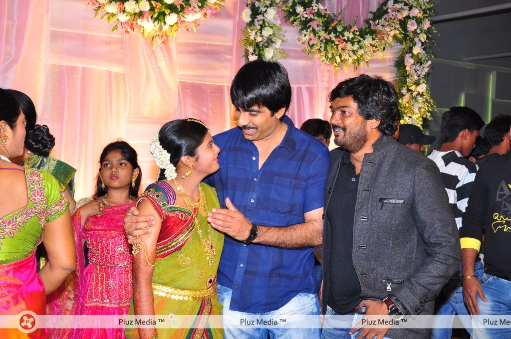 Ravi Teja - Puri Jagannadh daughter pavithra saree ceremony - Pictures | Picture 119180